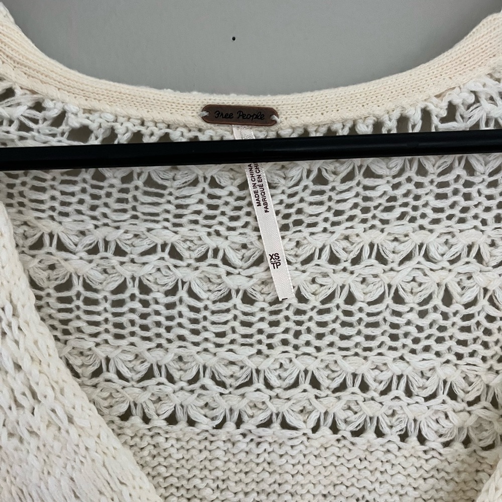 NWT Free People Hot Tropics V Neck Sweater - Picture 5 of 7